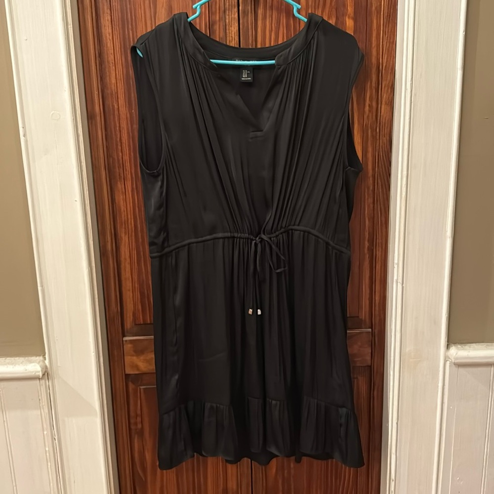 Black mini dress